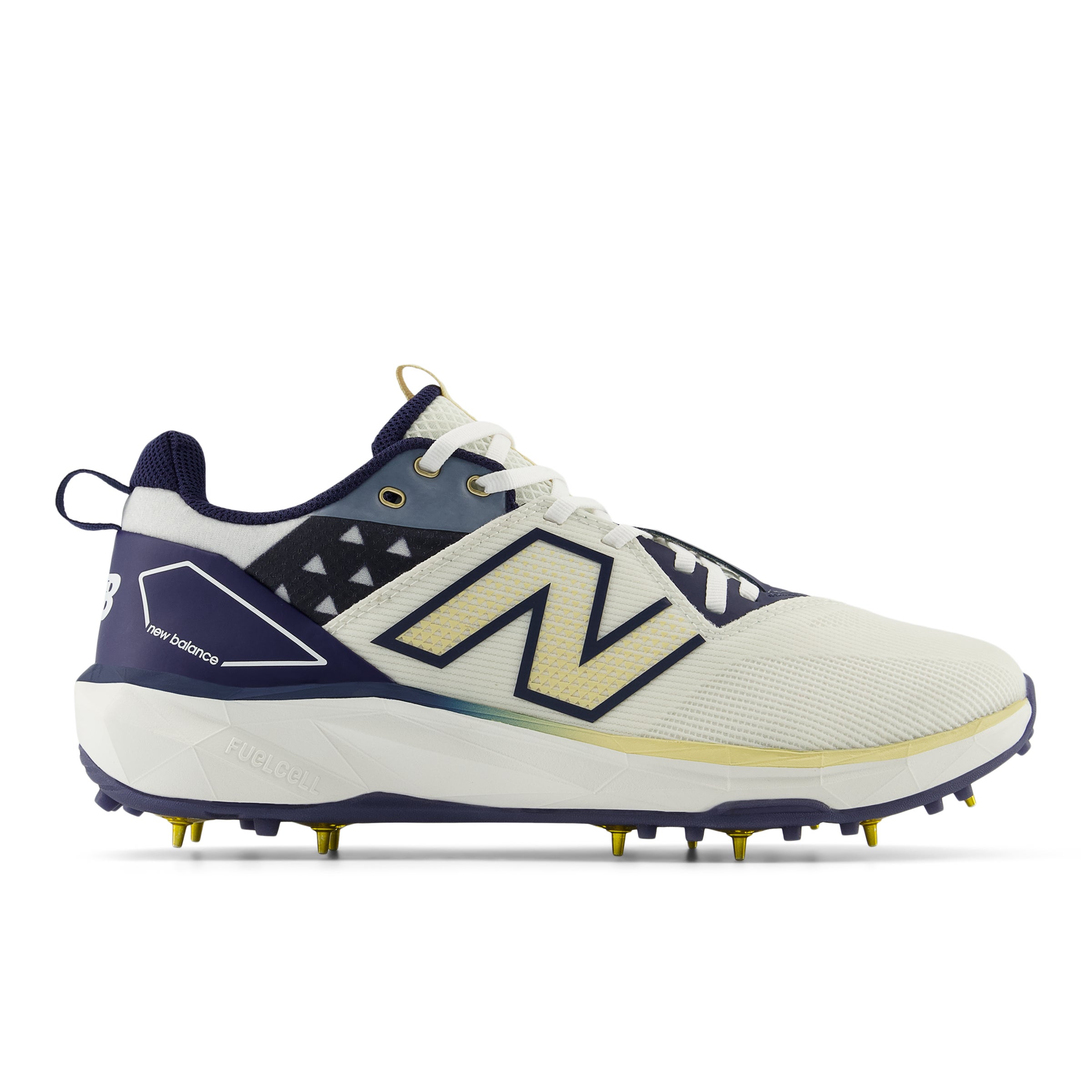 New balance white spikes top
